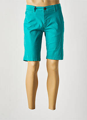Bermuda stretch taille normale bleu RECYCLED ART WORLD homme