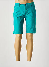 Bermuda stretch taille normale bleu RECYCLED ART WORLD homme