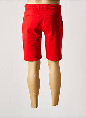 Bermuda stretch taille normale rouge RECYCLED ART WORLD homme