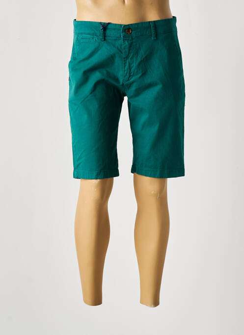 Bermuda stretch taille normale vert RECYCLED ART WORLD homme