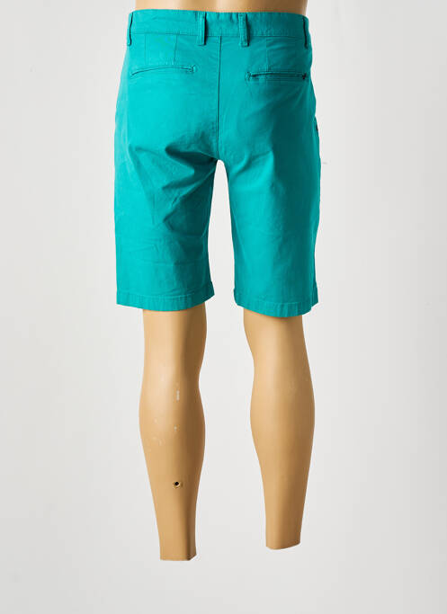 Bermuda stretch taille normale bleu RECYCLED ART WORLD homme