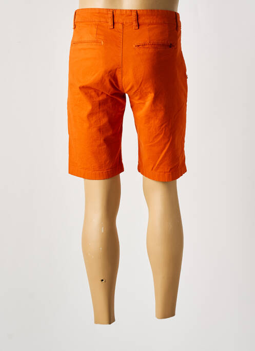 Bermuda stretch taille normale orange RECYCLED ART WORLD homme