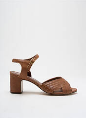 Sandales/Nu pieds marron ANONYMOUS pour femme seconde vue