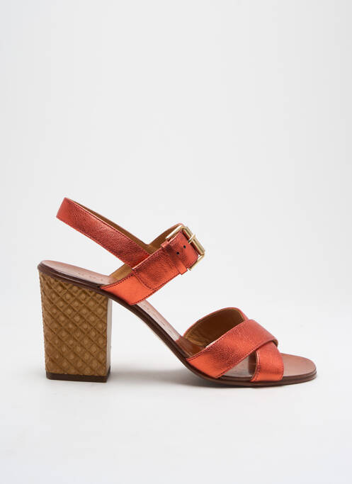 Sandales/Nu pieds orange CHIE MIHARA pour femme