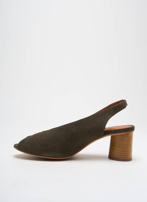 Sandales/Nu pieds vert ANTHOLOGY pour femme