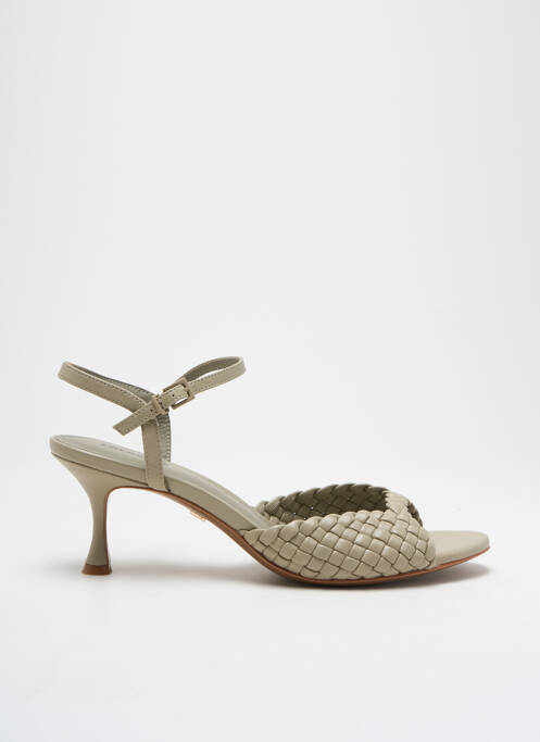 Sandales/Nu pieds gris LOLA CRUZ pour femme