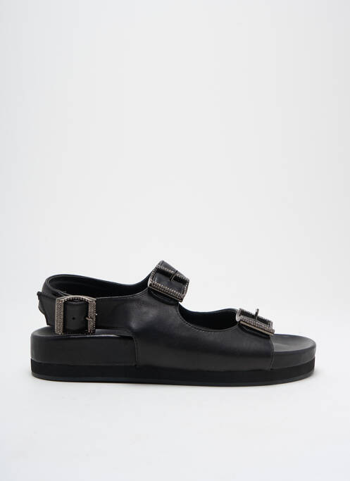 Sandales/Nu pieds noir LOLA CRUZ pour femme