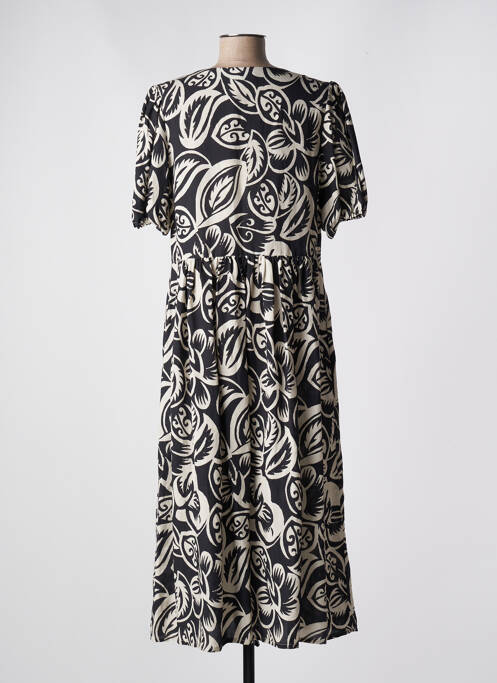 Robe longue noir BELLE PIÈCE pour femme