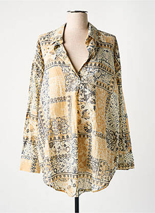 Tunique manches longues col chemisier beige MES DEMOISELLES...PARIS femme