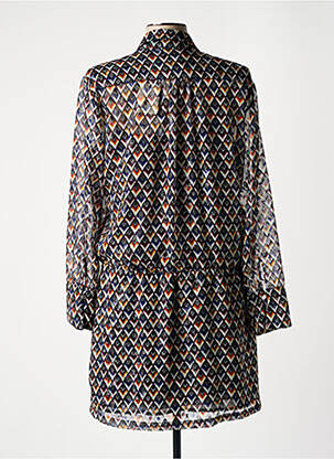 Robe courte manches longues manches longues bleu ATTIC AND BARN femme