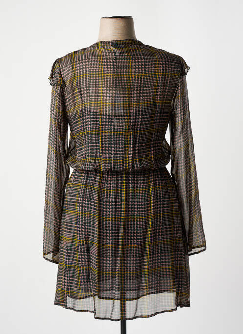 Robe mi-longue coupe fluide manches longues rose ATTIC AND BARN femme