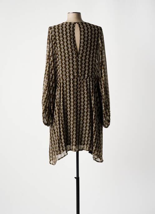 Robe mi-longue noir MOMONI pour femme