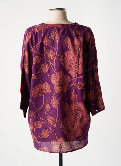 Tunique manches longues violet BELLA JONES pour femme