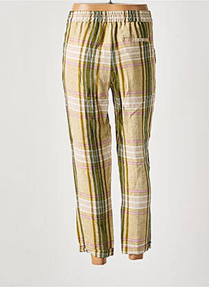 Pantalon 7/8 taille haute taille haute vert MOMONI femme