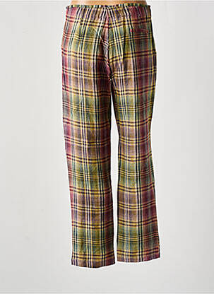 Pantalon droit tissage crêpe taille haute vert BELLA JONES femme