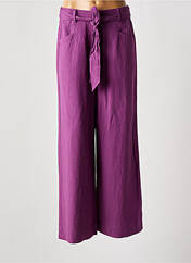 Pantalon large violet BELLA JONES pour femme seconde vue