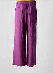 Pantalon large violet BELLA JONES pour femme seconde vue