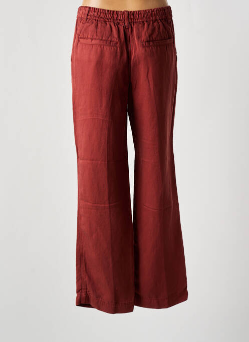 Pantalon droit taille haute taille haute marron MKT STUDIO femme