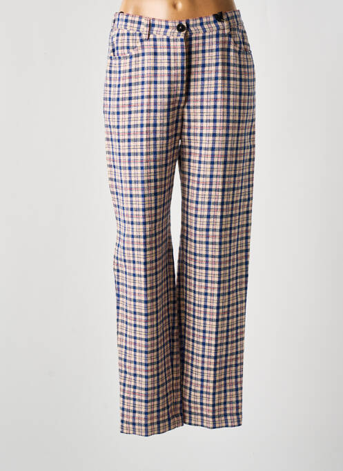 Pantalon droit bleu FORTE-FORTE pour femme