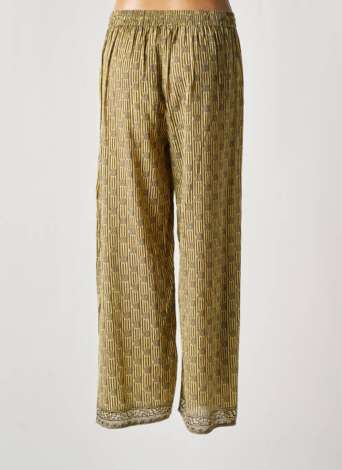 Pantalon droit jaune MAISON HOTEL pour femme