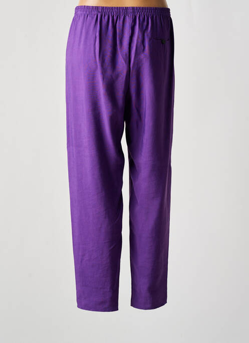 Pantalon droit violet FORTE-FORTE pour femme