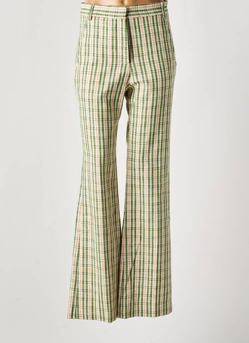 Pantalon flare vert MARGAUX LONNBERG pour femme