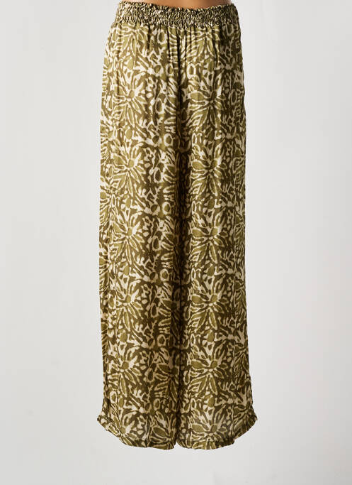 Pantalon large vert LOUIZON pour femme