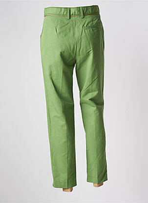 Pantalon 7/8 taille haute taille haute vert FORTE-FORTE femme