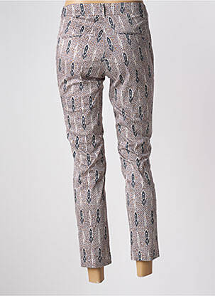 Pantalon 7/8 stretch taille normale beige MKT STUDIO femme