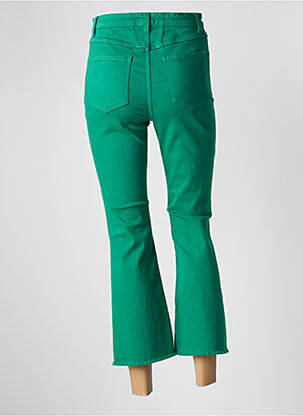 Jean coupe flare stretch taille haute vert CLOSED femme