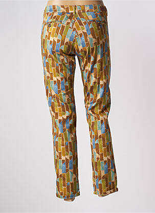 Pantalon 7/8 stretch taille normale marron HOD femme