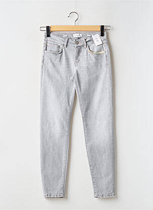 Jeans coupe slim stretch taille normale gris CLOSED femme