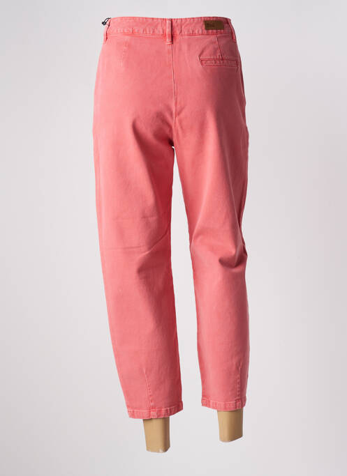 Jean coupe mom poches taille haute rose HOD femme