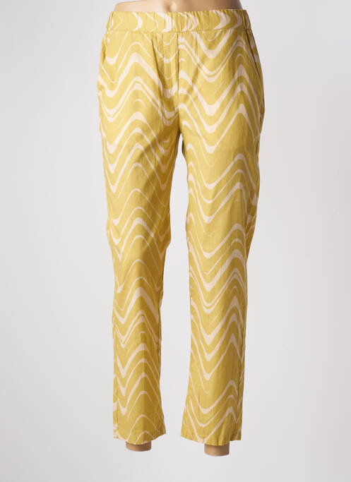 Pantalon 7/8 jaune DIEGA pour femme