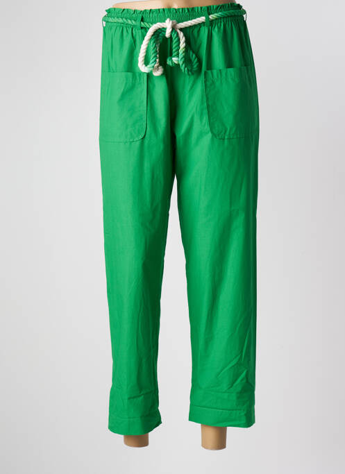 Pantalon 7/8 vert SWILDENS pour femme