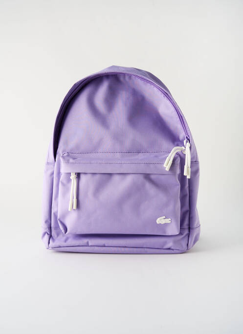 Sac à dos violet LACOSTE pour unisexe