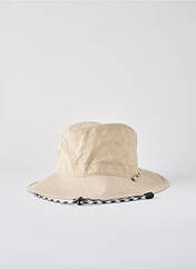 Chapeau beige clair HERMAN pour homme seconde vue