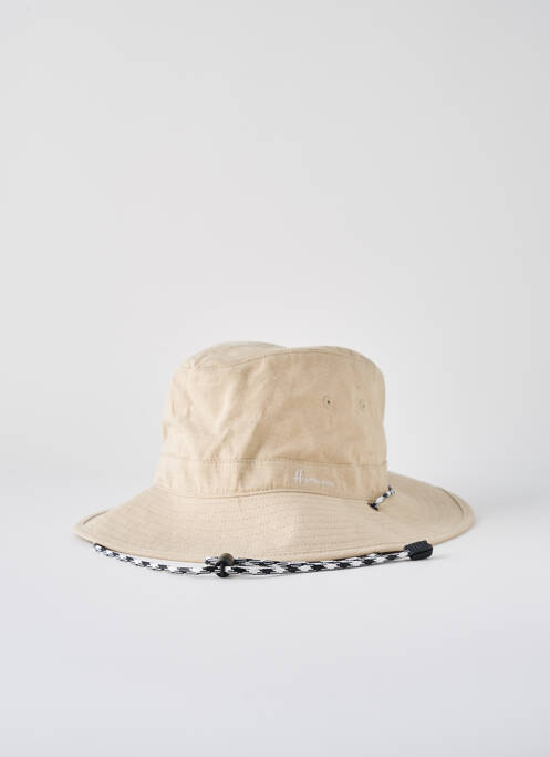 Chapeau beige clair HERMAN pour homme