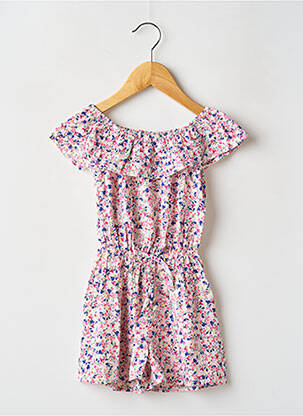 Combishort coupe cintrée sans manche rose NAME IT fille