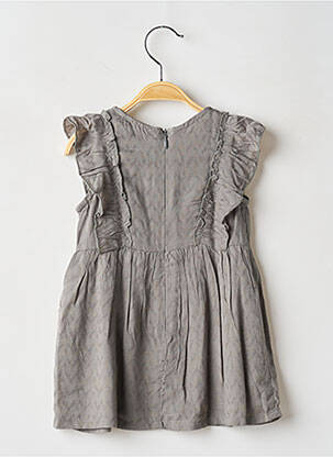 Robe courte manches courtes manches courtes vert IKKS fille