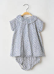 Ensemble robe bleu PETIT BATEAU pour fille seconde vue