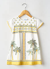 Robe mi-longue blanc MAYORAL pour fille seconde vue