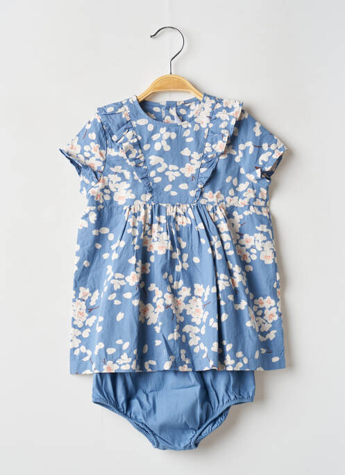Ensemble short imprimé fantaisie bleu PETIT BATEAU fille