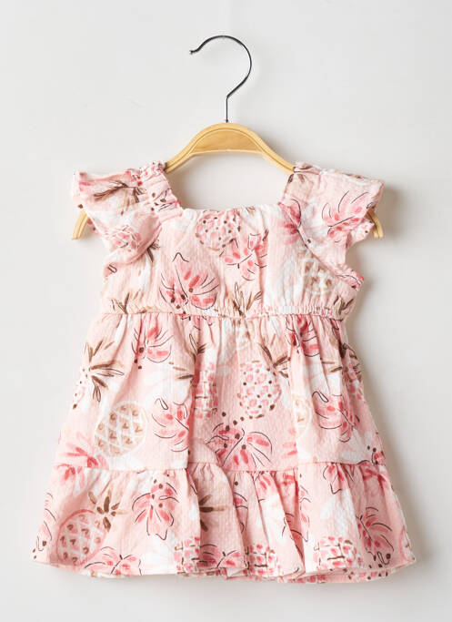 Robe courte rose MAYORAL pour fille