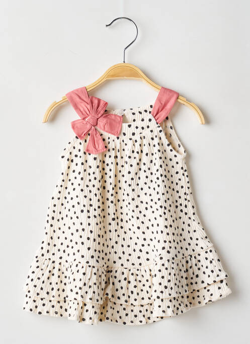 Robe mi-longue beige MAYORAL pour fille