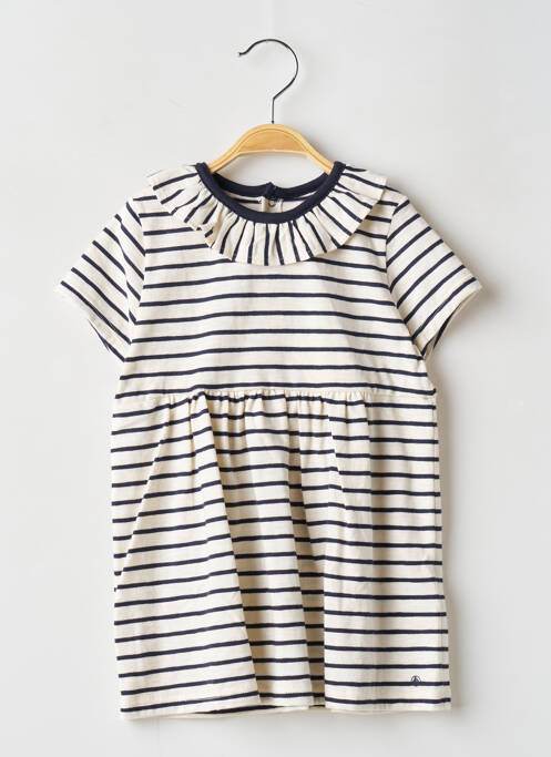 Robe mi-longue beige PETIT BATEAU pour fille