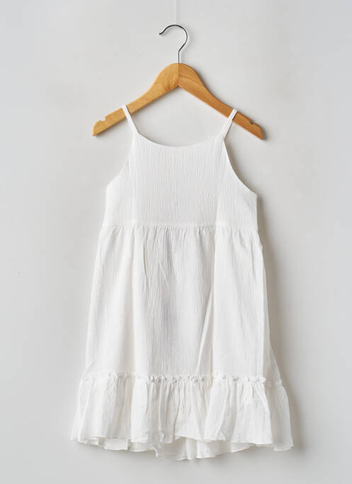 Robe mi-longue blanc NAME IT pour fille