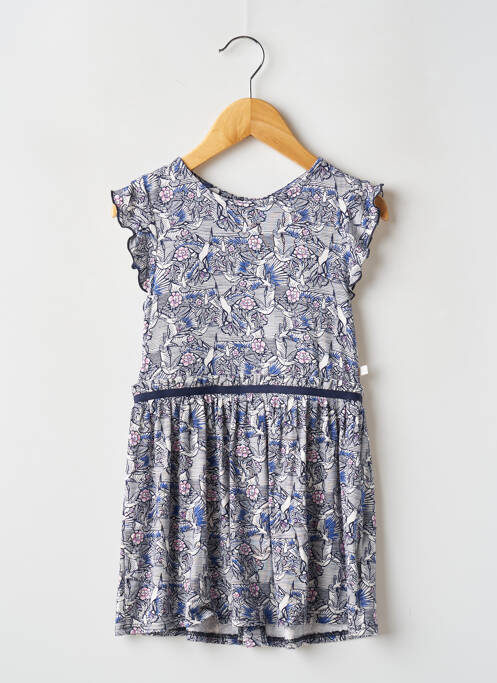 Robe mi-longue bleu IKKS pour fille