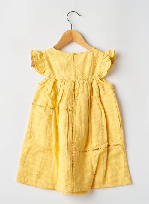 Robe mi-longue jaune MAYORAL pour fille