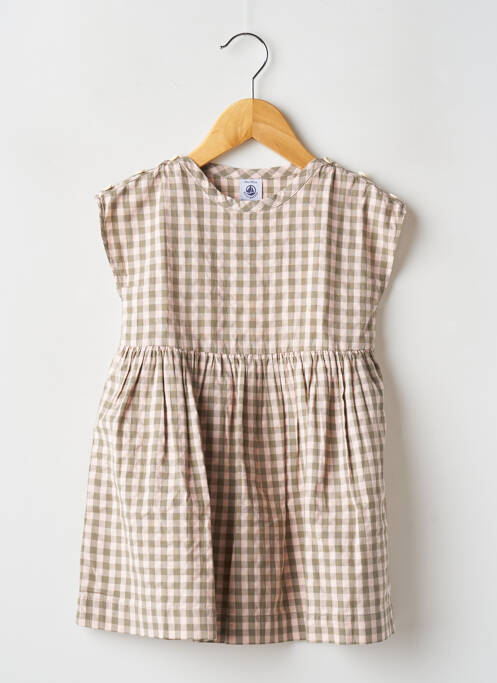 Robe mi-longue rose PETIT BATEAU pour fille